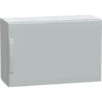 Schneider Electric Polyestergehäuse bodenst. PLA komplett abgedichtet 500x750x320mm IP65, Volltür NSYPLA573G