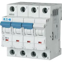 Eaton 236528 Leitungsschutzschalter, 20 A, 3p+N, Charakteristik: C PXL-C20/3N