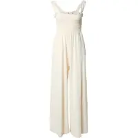 Roxy Jumpsuit "Just Passing By", Damen, Gr. XL, beige (parchment), Obermaterial: 63% Polyester, 33% Viskose, 4% Elasthan., Overalls Jumpsuit