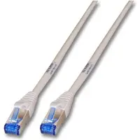 Efbe-Schott K5535GR.10 RJ45 Patchkabel Cat.6A S/FTP PVC UL grau 10m K5535GR10