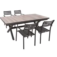 Garden Pleasure Tischgruppe RANA/TREVISO Set 01, 5-tlg.
