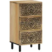 vidaXL Beistellschrank 40x33x75 cm Massivholz Mango