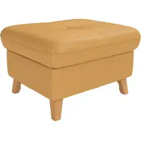 Sit&More Stauraumhocker SIT & MORE "Göteborg", gelb (curry), B:76cm H:47cm T:63cm, Hocker, Stauraumhocker, mit Federkern