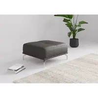 Home affaire Polsterhocker "Caluna", braun (mocca), B:89cm H:45cm T:89cm, Hocker, Polsterhocker, moderner Sitzhocker in hochwertiger Verarbeitung