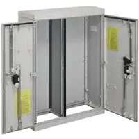 Hager ZAL101V Kabelverteilerschrank Gr.1/1005, asym. Türen, mit MP, 1005x780x315mm (HxBxT)