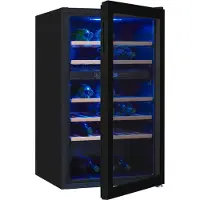 Exquisit Weinkühlschrank "WS2-45-GTE-160G", Energieeffizienz: G, schwarz, B:49cm H:86,5cm T:58cm, Weinkühlschränke, Für Weinliebhaber - stilvoll & perfekt temperiert für 45 Flaschen, Weinkühlschrank