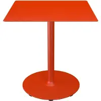 Houe Tisch Pico rot, Designer Hans Thyge & Co., 70x74x70 cm