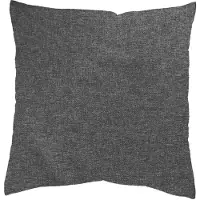 Home wohnideen Dekokissen "LUCIO 1ER PACK MIT FÜLLUNG" Gr. 1, grau (anthrazit, unifarben), B:40cm L:40cm, Polyester, Dekokissen_Sitzkissen_Kissenhüllen, Dekokissen