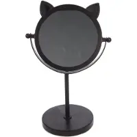 Meander Tafelspiegel Kat Schwarz 19,5x13x30cm