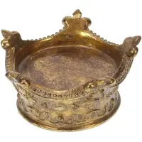 Meander Kroon Gold, fleur de lis, 11x5,5cm