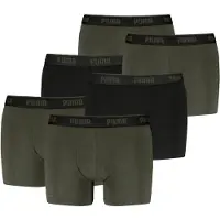 Puma Herren Boxershorts Organically 6er Pack Forest Night - XXL