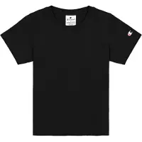 Champion T-Shirt "Graphic", Mädchen, Gr. XL (164/170), schwarz (nbk), Obermaterial: 100% Baumwolle, Rundhals, Shirts T-Shirt, mit Badge-Applikation, aus Baumwolle