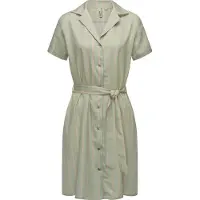 Ragwear Sommerkleid "Sawira" Eingrifftaschen Gemustertes Midikleid mit Knopfleiste