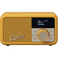 Roberts Revival Petite 2, Tragbar, Analog & Digital, DAB, DAB+, FM, USB Typ-C, Gelb, Tasten