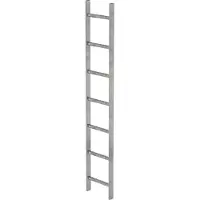 MUNK Günzburger Steigtechnik MUNK Schachtleiter Stahl verzinkt 300mm breit 7 Sprossen 1,96m lang