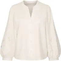 Seidensticker Tunika "Schwarze Rose", Damen, Gr. 40, beige (ecru), 65% Baumwolle, 35% Leinen, unifarben, Tuniken Tunika