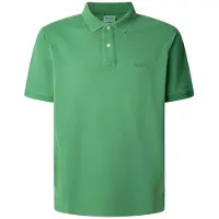 Pepe Jeans für Herren. PM542099 Neu Oliver GD grünes Poloshirt (S), Lässig, Baumwolle, Kurzarm, Nachhaltig