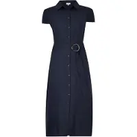 Apricot Shirtkleid "Midikleid" mit Gürtel, 2 tlg. mit Gürtel