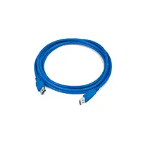 Gembird CCP-USB3-AMAF-6, 1,8 m, USB A, USB A, Stecker/Buchse, Blau