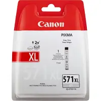 Canon Originaltinte CLI-571XL GY, Größe XL, Grau, recycelbare Verpackung