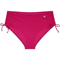 Triumph Bikini-Hose "Summer Twist Maxi", Damen, Gr. 36, N-Gr, lila (berry), Microfaser, Obermaterial: 84% Polyamid, 16% Elasthan, Badehosen Bikini-Hose, verstellbare seitliche Schnürung
