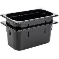 Aps GN 1/3 Behälter aus Polycarbonat, Gastronormbehälter aus robustem Material mit Skalierung in Liter, Maße (L x B x H): 32,5 x 17,5 x 15 cm, 5,3 Liter