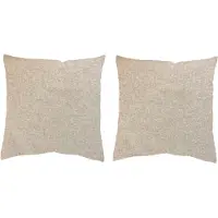 Home wohnideen Dekokissen "LUCIO" Gr. 1, beige (beige, unifarben), B:40cm L:40cm, Polyester, Dekokissen_Sitzkissen_Kissenhüllen, Dekokissen
