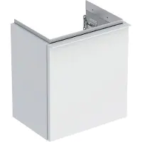 Geberit Handwaschbeckenunterschrank iCon 37x41,5x27,9cm, 1 T, An L, w ma/Gr w ma