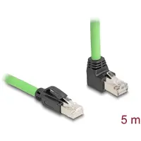 DeLOCK 80894, 5 m, Cat6a, SF/UTP (S-FTP), RJ-45, RJ-45, Schwarz, Grün