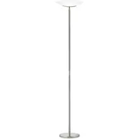 Knapstein Hochwertiger LED-Deckenfluter Mika in Nickel-Chrom