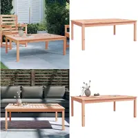 vidaXL Gartentisch 121x82,5x45 cm Massivholz Douglasie - Gartentisch - Gartentische - Terrassentisch - Outdoor Tisch