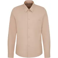Seidensticker Langarmhemd "Regular", Herren, Gr. XXL (45-46), normale Ärmellängen, beige, 100% Baumwolle, unifarben, regular fit, 2-Knopf-Manschette, Hemden Langarmhemd, 1/1 Kragen Uni