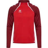 Hummel Herren Sweatshirt LEAD 2.0 HALF ZIP 223746-3713 XXL - True Red/Maroon - XXL
