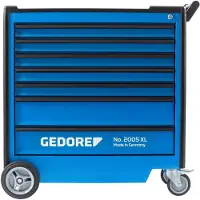 Gedore Werkzeugwagen mit 7 Schubladen, 605 mm, 1020 mm, 1021 mm, 105,5 kg