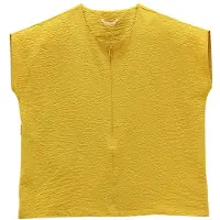 Jeanne Baret - Women's Sunflower Short-Sleeved Blouse - T-Shirt Gr 46 gelb