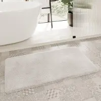 Homie Living "Porto Azzurro" Höhe 30 mm rutschhemmend beschichtet fußbodenheizungsgeeignet schnell trocknend Badteppich, uni, rechteckig & rund, waschbar, Badezimmerteppich