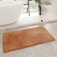 Homie Living "Porto Azzurro" Höhe 30 mm rutschhemmend beschichtet fußbodenheizungsgeeignet schnell trocknend Badteppich, uni, rechteckig & rund, waschbar, Badezimmerteppich