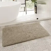 Homie Living Badematte "Porto Azzurro", rutschhemmend beschichtet, fußbodenheizungsgeeignet-schnell trocknend, Badteppich, uni, rechteckig & rund, waschbar, Badezimmerteppich