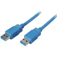 Shiverpeaks BS77032-1, 1,8 m, USB A, USB A, USB 3.2 Gen 1 (3.1 Gen 1), 5 Gbit/s, Blau