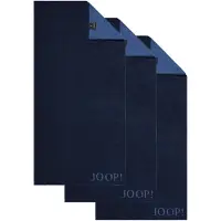 JOOP! Handtuch JOOP "Handtuch Classic / Infinity / Signature 3er Pack", blau, B:50cm, Obermaterial: 100% Baumwolle CO., Handtücher, Handtuch