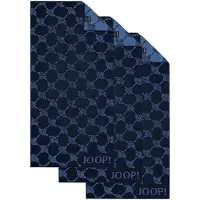 JOOP! Handtuch JOOP "Handtuch Classic / Infinity / Signature 3er Pack", blau (blau cornflower), B:50cm, Obermaterial: 100% Baumwolle CO., Handtücher, Handtuch