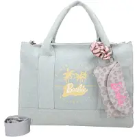 Fritzi aus Preußen Schultertasche Umhängetasche Malibu Denim Limited Barbie Tote Bag Fresh Blue hellblau