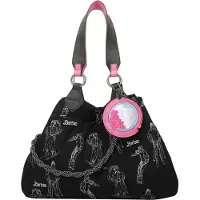 Fritzi aus Preußen Schultertasche Izzy Medium Apres Ski Limited Barbie Shoulder Bag Black schwarz
