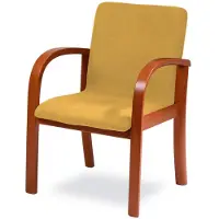 Home affaire Esszimmersessel "LINA707", gelb (kirschbaum, gelb), B:60cm H:85cm T:50cm, 100% Polyester, Sessel, Esszimmersessel, Extra-confort, Fleckenabweisendes Gewebe, Massivholz