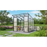 Pergart Vitavia, Gewächshaus "Playa 5900", schwarz, 5,9 m², 6 mm HKP