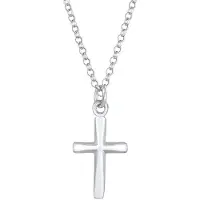 Elli Kette mit Anhänger "Halskette Kreuz Filigran Glauben Symbol 925 Silber" Gr. 45, silber, Halsketten, Damen, 45, ohne Stein, Silber 925 (Sterlingsilber), Kette mit Anhänger