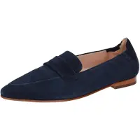 Sioux Slipper "Hokulani-700", Damen, Gr. 40 (UK 6 1/2), blau (dunkelblau), Obermaterial: 100% Ziegenveloursleder GOVL. 50% Rindsleder Leather cow. 50% Gummi rubber., Schuhe Slipper