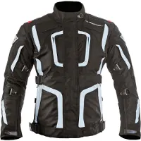 MUGENRACE Diane wasserdichte Damen Motorrad Textiljacke, schwarz, M