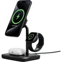 Cygnett CY5100BUNCP, Drinnen, USB, Kabelloses Aufladen, Schwarz