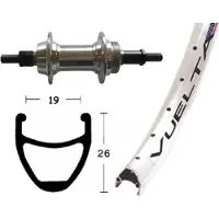Winora Vuelta Airline 1 8-9s 650c Rennrad-hinterrad